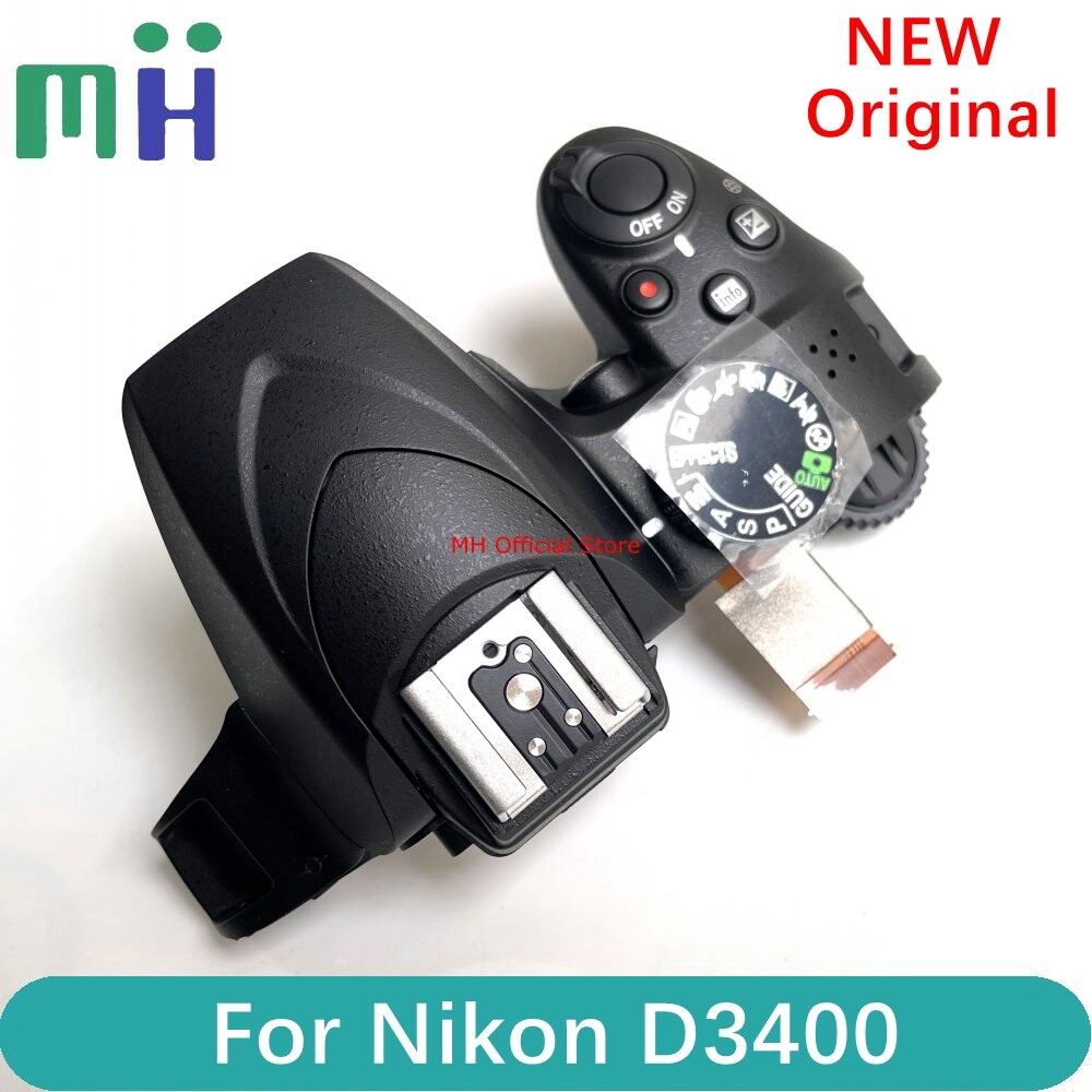 NEW For Nikon D3400 Top Cover Unit With Mode Dial Button Part