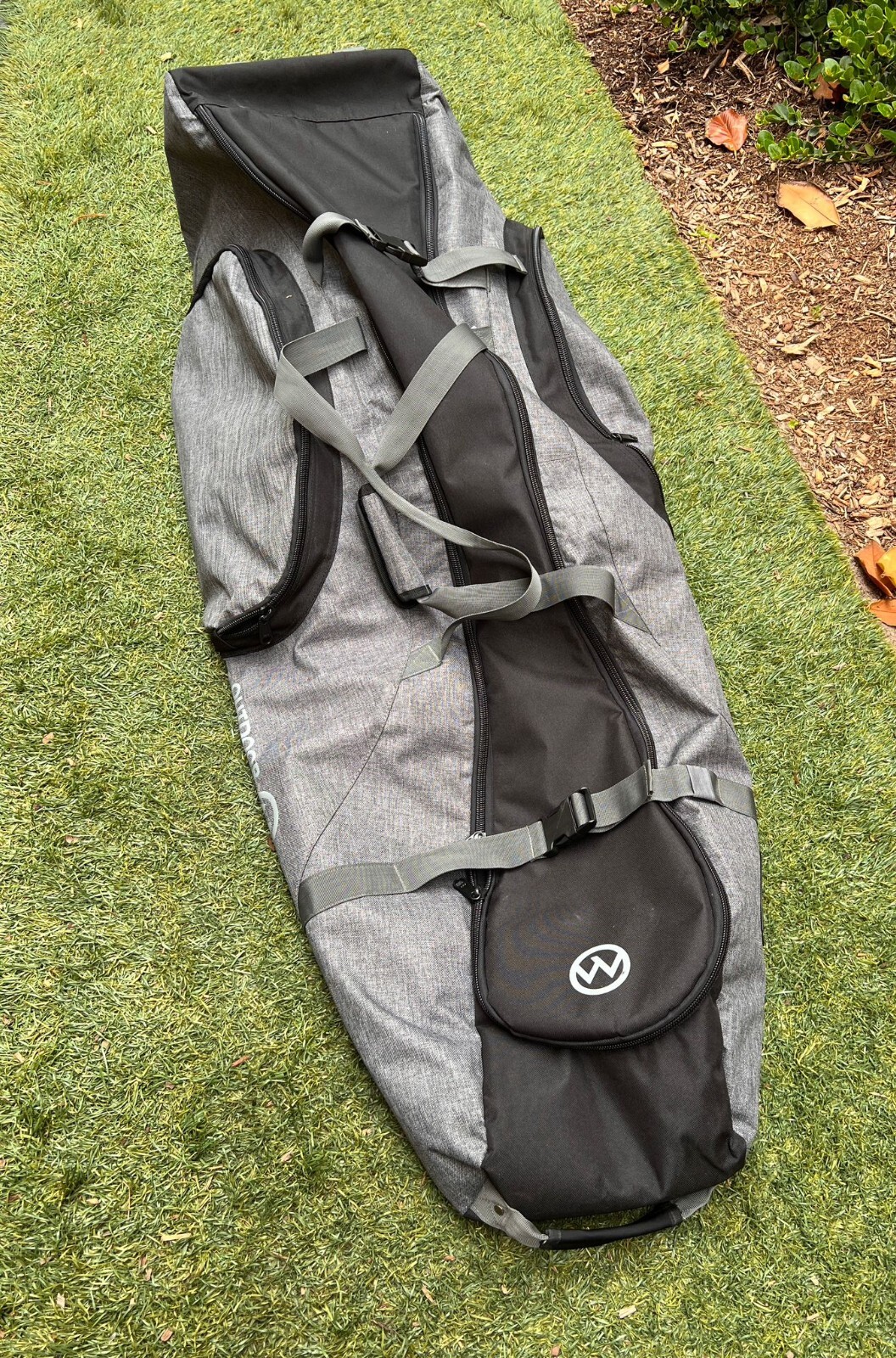 OutdoorMaster Padded Golf Travel Bag With Wheels, Heavy Duty, Black