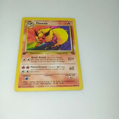 Flareon 19/64 1st Edition Rare - Pokémon Jungle Set | eBay