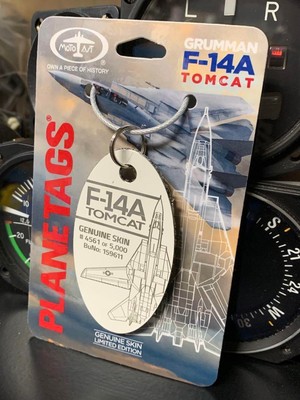 US Navy Fighter F-14 Tomcat Tag Top Gun Planetags