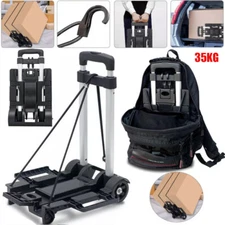 Heavy Duty Lightweight Folding Hand Sack Trolley Truck Barrow Cart with 2 Wheel