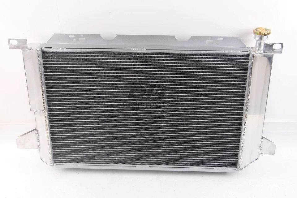 Radiador de aluminio de 3 filas Ford F-150 F-250 F-350 Bronco V8 1985-1997 5,0/5,8/7,5 L Foto 3 de 4
