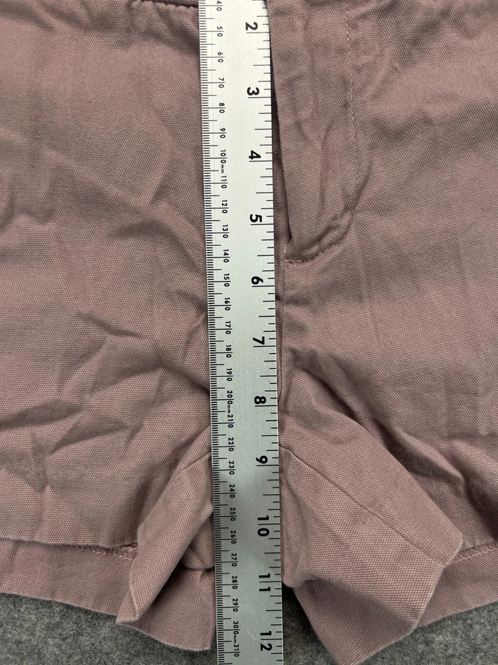 Pantalones Cortos GAP Petite Para Mujer 8 Púrpura Chino Tiro Medio Informales Damas Foto 3 de 4
