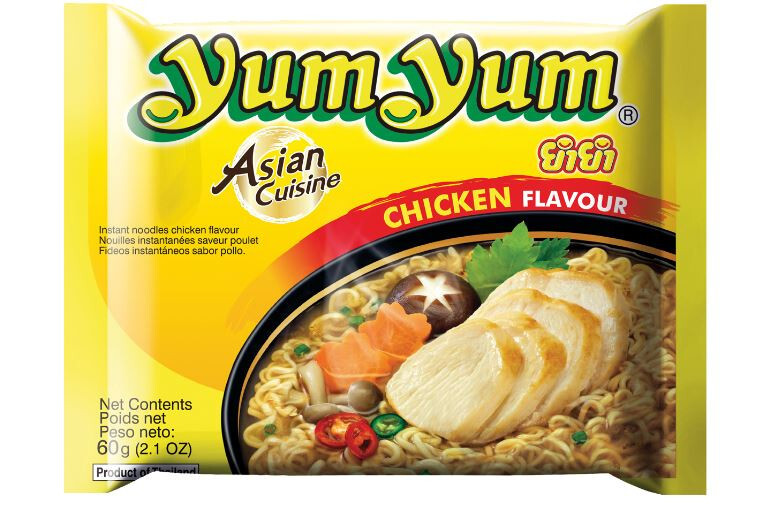 YUM YUM Asian Cuisine Chicken Flavor Instant Ramen Noodle Soup