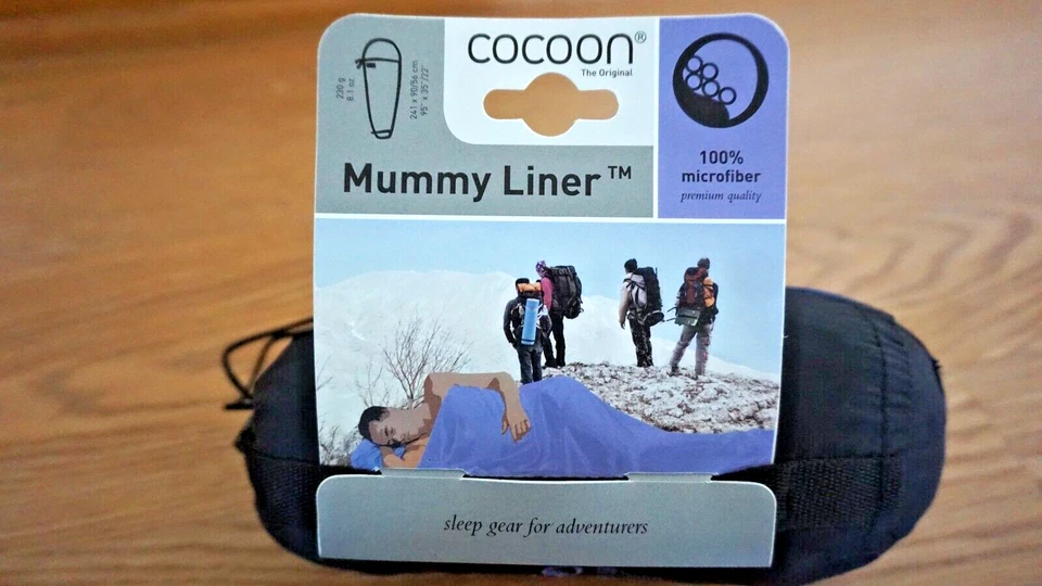 BOLSO DE DORMIR COCOON MOMIA FORRO 100% MICROFIBRA NUEVO Foto 2 de 2