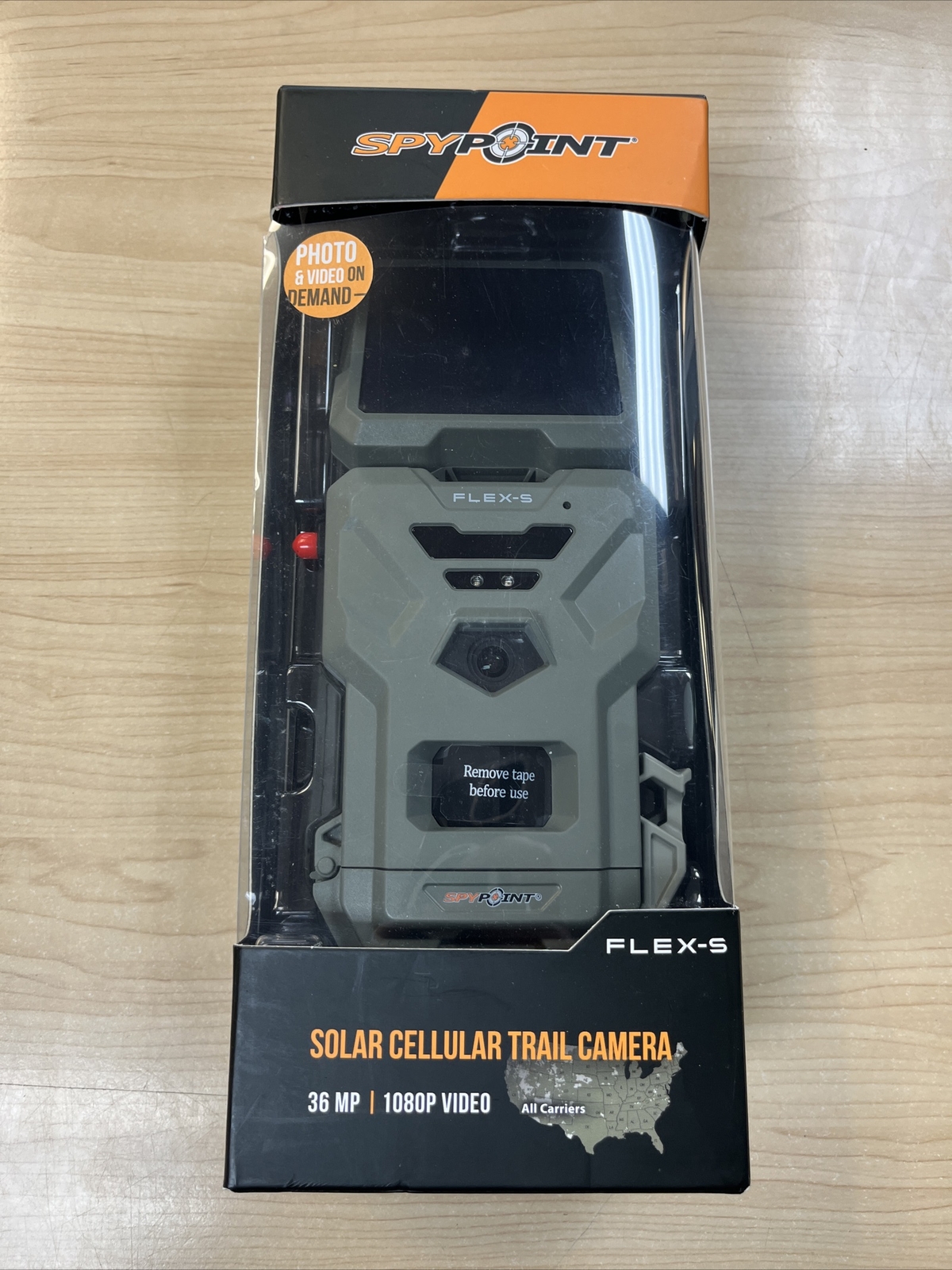 New Spypoint FlexS Dual Sim Solar Wireless AT&T & Verizon Game Camera