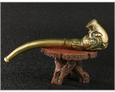 Brass Vintage Dragon Cigarette Holder Filter Pipe Cigarette Holders Men Gift Toy