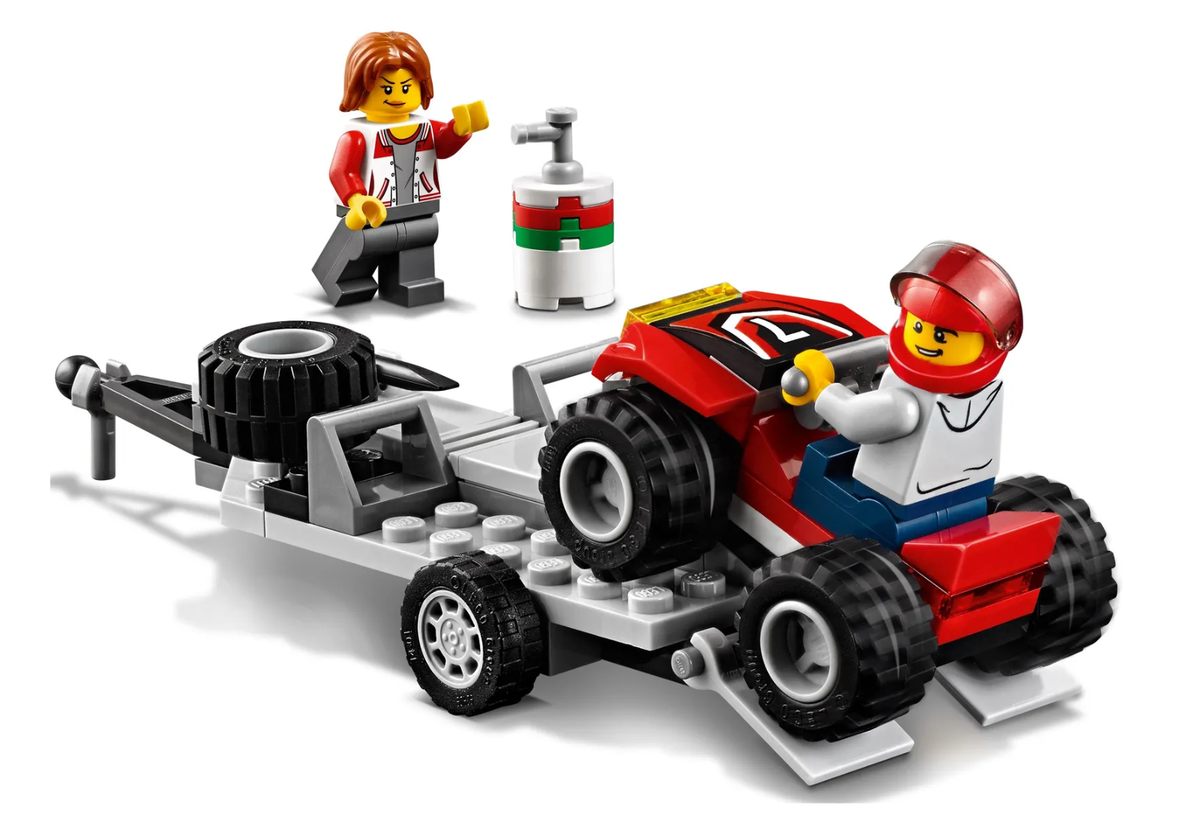LEGO City ATV Race Team 60148 Building Toy 239 Pieces Retired
