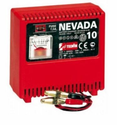 Telwin Mod Nevada 10 tragbares Batterieladegerät 12V 4Amp 50W Auto Motorrad