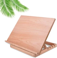 Tabletop Easel A3 Painting Easel with Smooth Surface, Adjustable Angle Art Easel