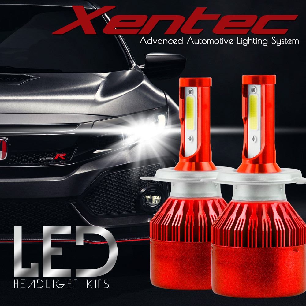 XENTEC LED HID Headlight Conversion kit H4 9003 6000K for 1998
