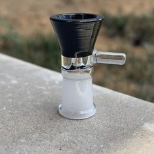 14mm Female Joint Glass Bowl Black Slide for Bong Water Pipe Hookah Piece