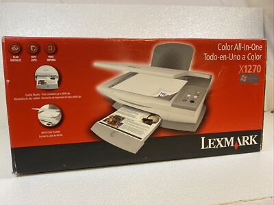 Lexmark X1270 All In One1 Printer, Scanner, Copy Includes All Cables Refur