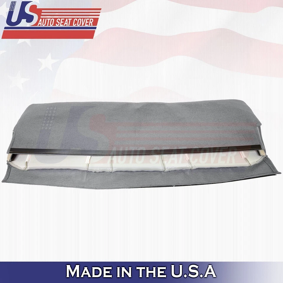 1995 a 1999 para Chevy Silverado 1500 banco traseiro capa de couro cinza estanho - Imagem 3 de 3