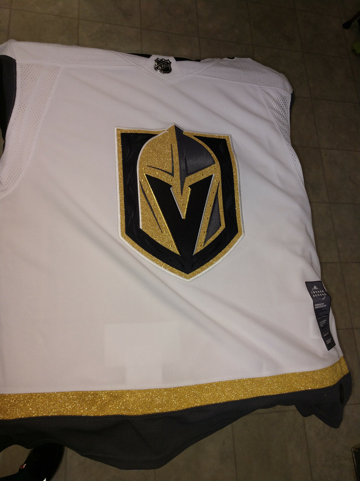 NEW WITH TAGS ADIDAS LOCKER ACCESS CLIMALITE AUTHINTIC NHL VEGAS GOLDEN KNIGHT H eBay