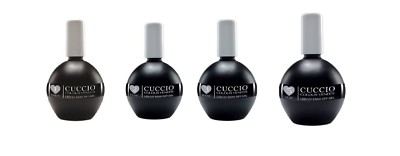CUCCIO Colour Veneer - LED/UV Gel set of 4 - PREP, FUSE, BASE & TOP COAT-2.5 oz 