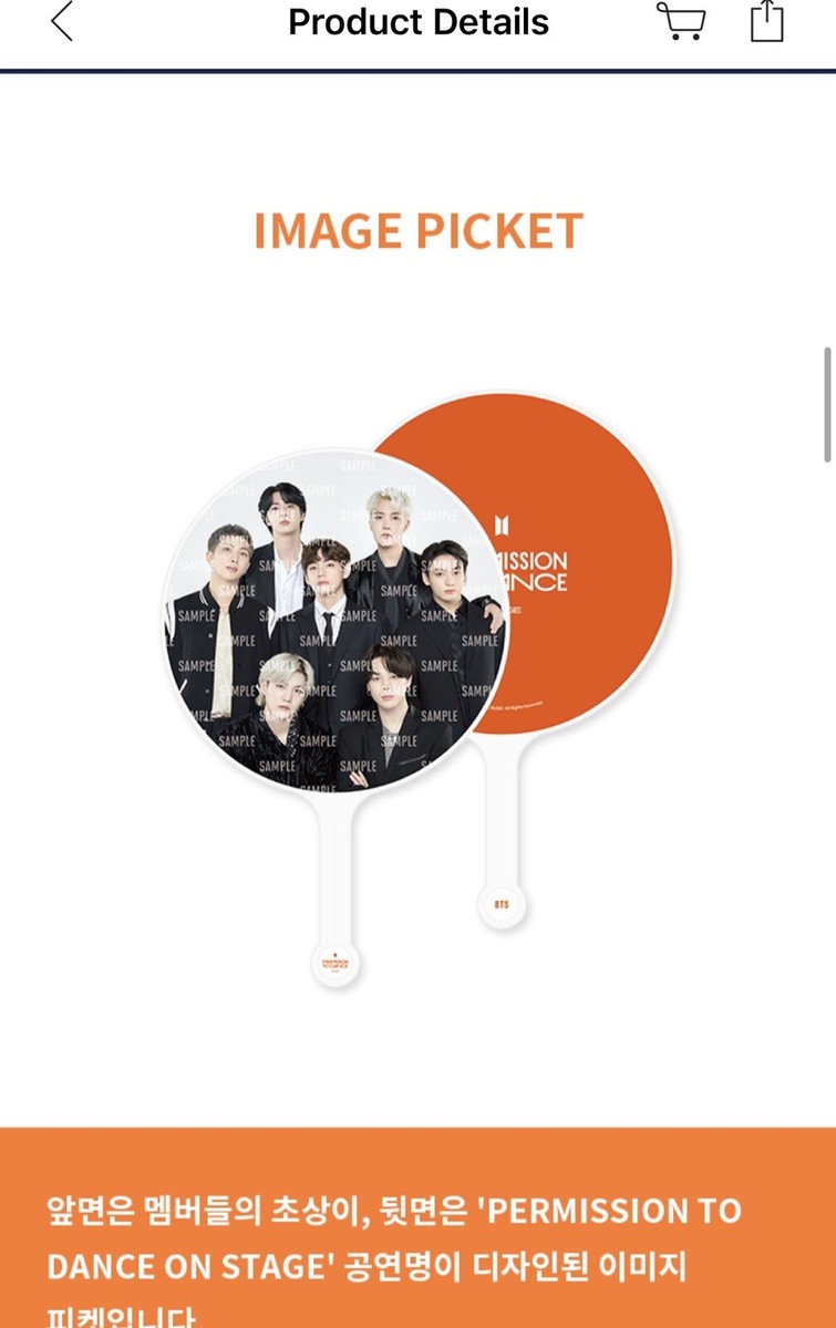 BTS Group Image Picket PTD Concert Permission To Dance LA Seoul