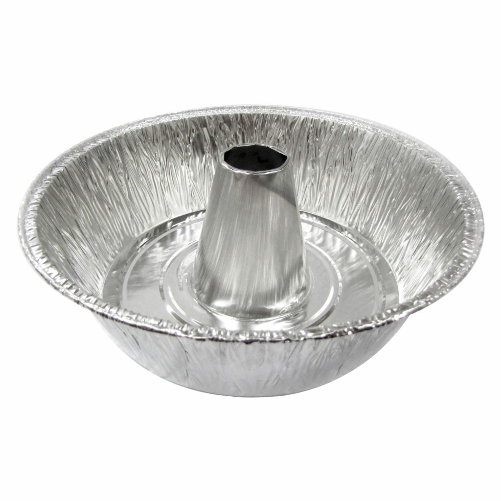 JETFOIL 10' Cake Pan 100% Disposable Aluminum Foil Angel Round