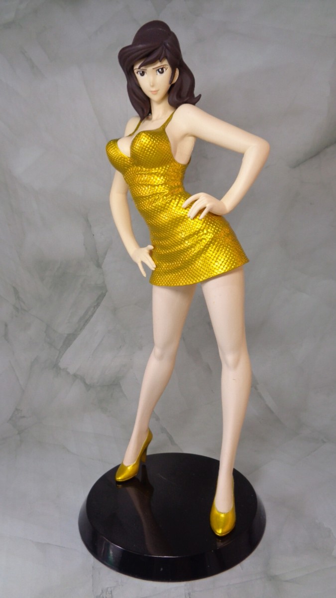 Fujiko Mine DX Dress-Up Figure Gold Dress Banpresto Anime