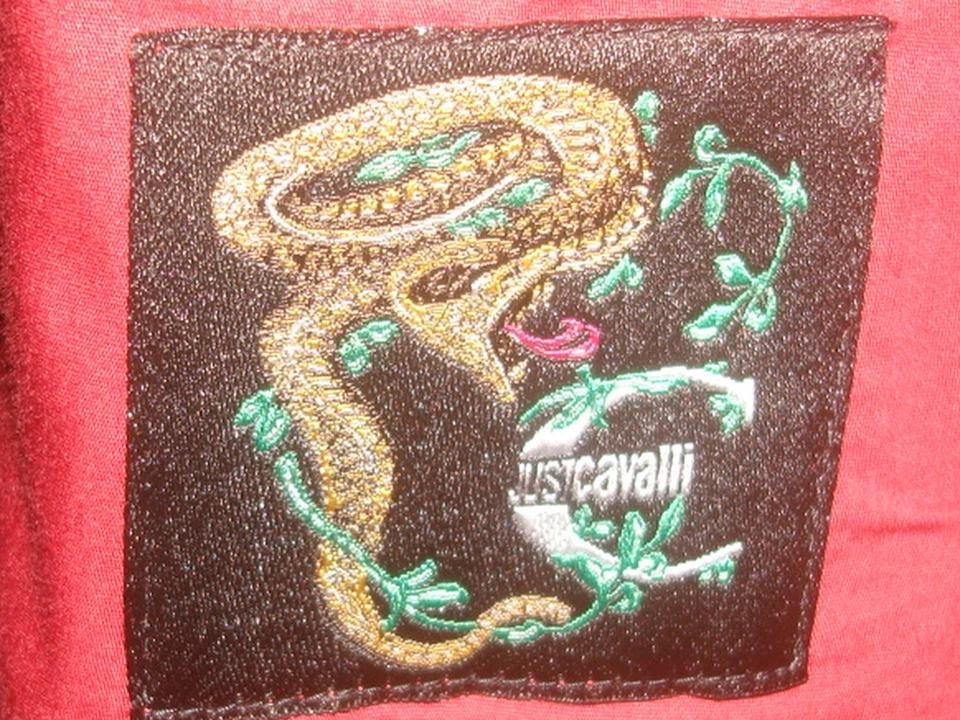 CAMISA SOCIAL CASUAL JUST CAVALLI MISTURA DE ALGODÃO VERMELHO SÓLIDO L/S 3XL eur/G EUA AJUSTADA - Imagem 2 de 4