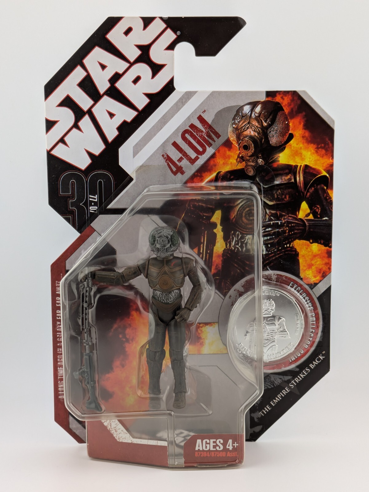 Star Wars 30th Anniversary 4-LOM Action Figure W/Coin - SW5