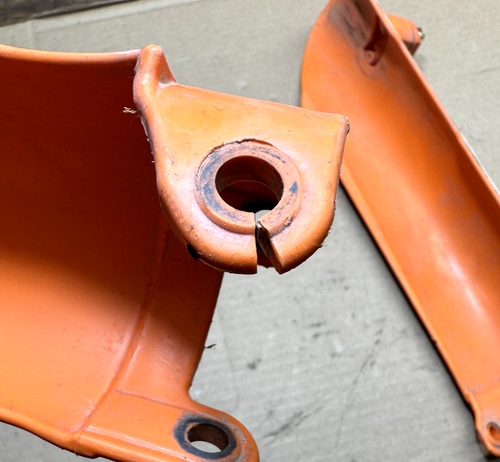 KTM 250 SX-F 125 200 300 450 2005 - 2007 FABRICANTE DE EQUIPOS ORIGINALES protectores horquilla WP 5900109400004 EXC XC - Imagen 4 de 8