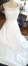 NEW 8 BELLA BRIDE WHITE WEDDING GOWN DRESS BEAUTIFUL SIZE 14