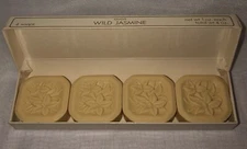 NEW-OLD STOCK Vintage 1983 Avon 4-PC “WILD JASMINE” Floral Boxed Soaps 1 oz./ea