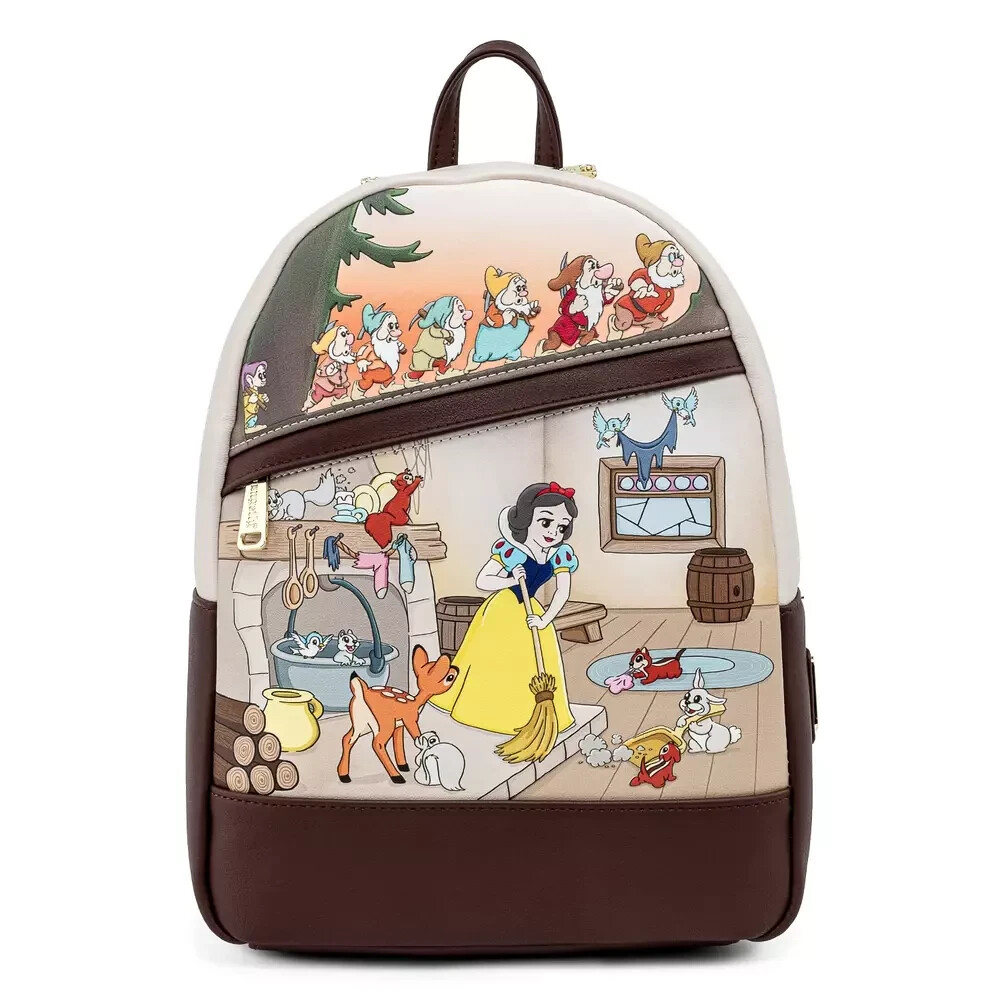 Loungefly Snow White and The Seven Dwarfs Snow White Portrait Mini Backpack EXCLUSIVE DROP: Loungefly Seven Dwarfs Mini Backpack - 12/30  main image 3