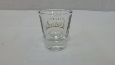 Chicago, Illinois État Souvenir Shot Verre EUC
