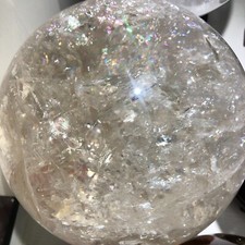 26.4lb TOP!!! Natural clear Quartz amazing Crystal Energy sphere ball orbs