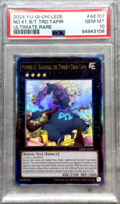 Yugioh Card Number 41: Bagooska The Terribly Tired Tapir PSA 10