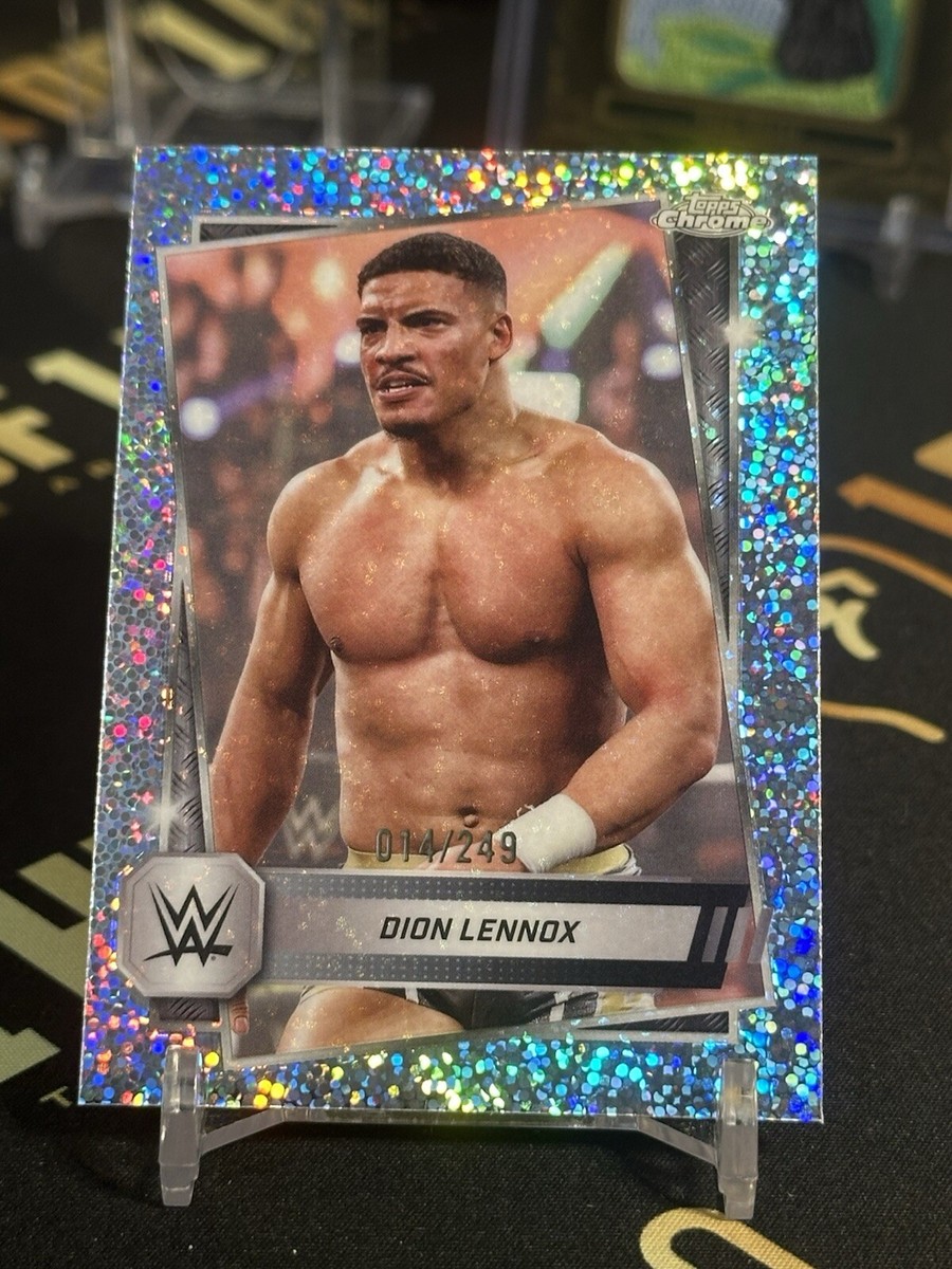 2025 Topps Chrome WWE Dion Lennox NXT Speckle Refractor #127 SP