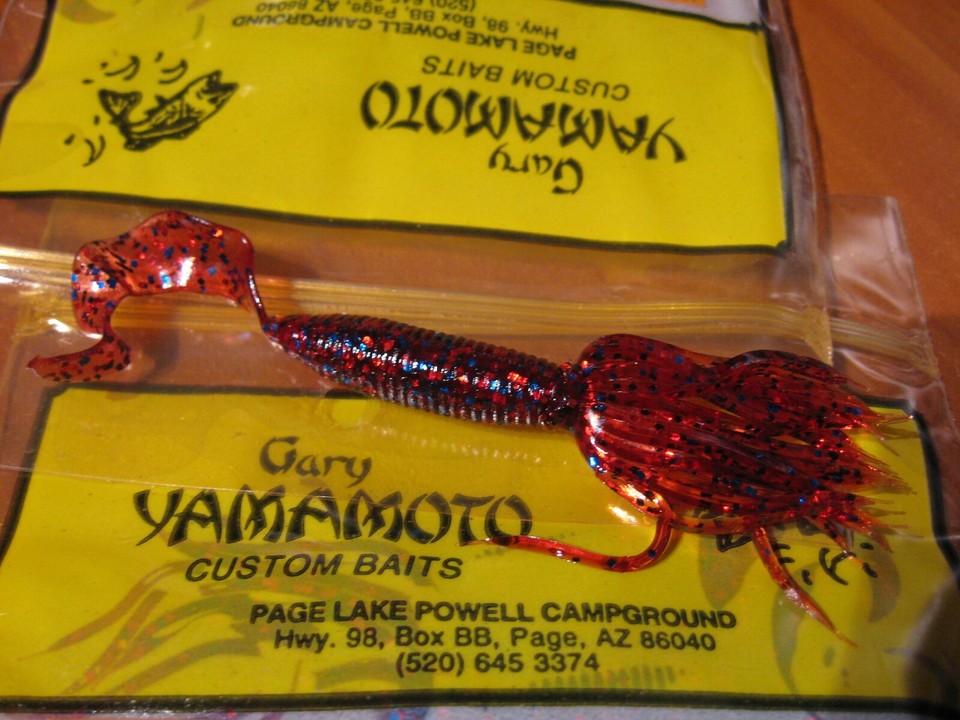 Yamamoto 5 Double Tail Hula Grub Realista Cebos De Pes... | Cuotas sin