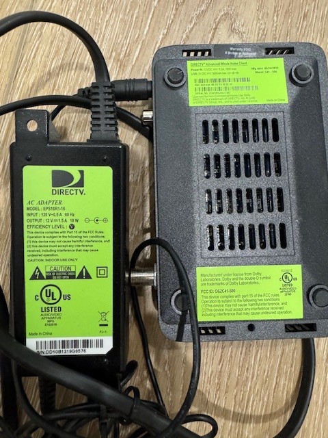 Direct TV DVR Receiver Bundle HR44-700 C41-500, 2 Remotes