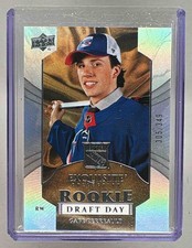 Gabe Perreault 2025 UD Black Diamond Exquisite Collection Draft Day RC /349