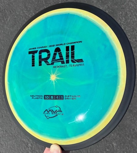 Axiom MVP Neutron Trail Swirly RARE Electric-Coil Color Burst Conrad Disc Golf - Picture 3 of 18