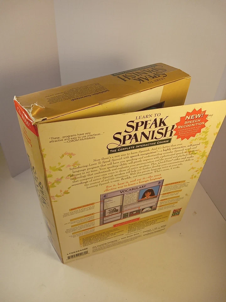 The Learning Company Learn to Speak Spanish 6.0 Complete Set! - Image 4 of 4