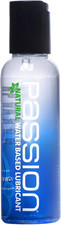 Passion Natural Water-Based Personal Lubricant, for Men Women - 2 Fl Oz