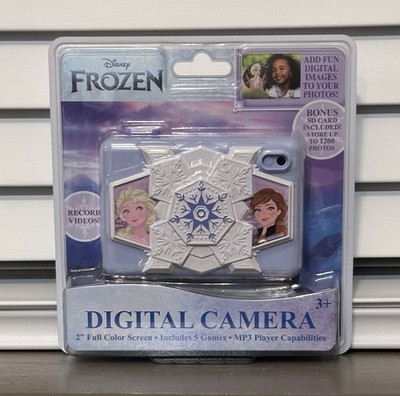 DISNEY FROZEN DIGITAL CAMERA 2'' FULL COLOR SCREEN 512MB SD CARD RECORDS VIDEO