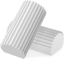 2-Pack Damp Clean Duster Sponge, Sponge Cleaning Brush, for 2, Gray 