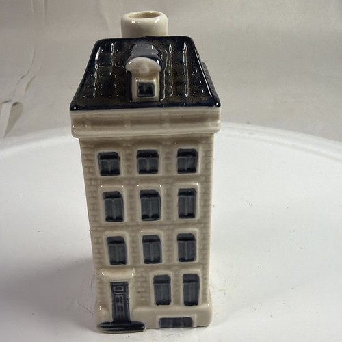 KLM Bols Blue Delft House #74 Empty Bottle