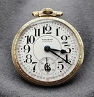 Running 1936 Waltham Riverside antique pocket watch 16s 21j