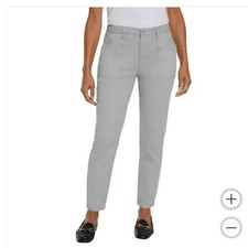 NWT Banana Republic Women's High Rise Twill Pant Grey