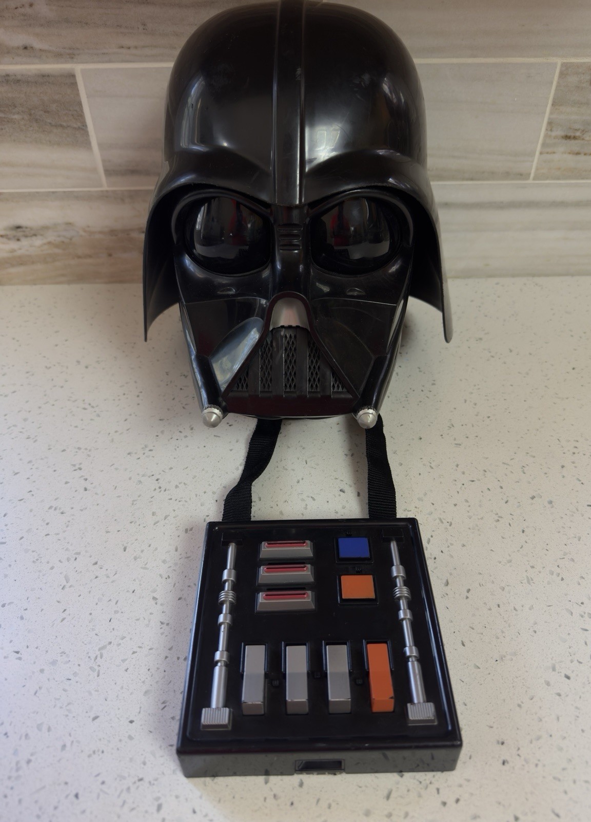 LucasFilm Star Wars Darth Vader Costume Mask & Chest Box Black Halloween