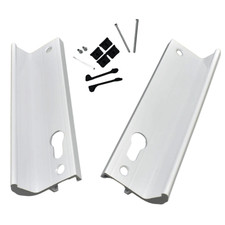 Genuine Fullex Patio Door Handle 52pz 180mm Screw Fix White 506 Series 2