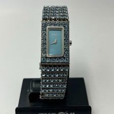 Dolce & Gabbana D&G Time Women's Crystal Watch Blue Dial Stainless Steel Quartz