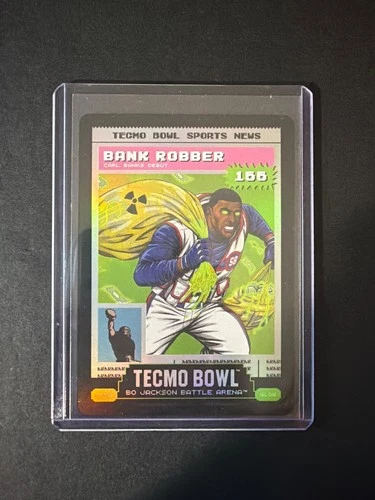 Bank Robber Carl Banks Tecmo Bowl Bo Jackson Battle Arena News 155 Glow N188