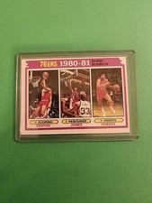 1981-82 Topps Philadelphia 76ers Team Leaders #59