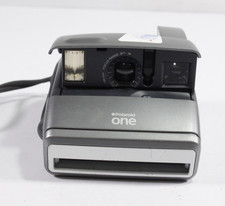 Polaroid One 600 Instant Film Camera Folding Silver - UNTESTED